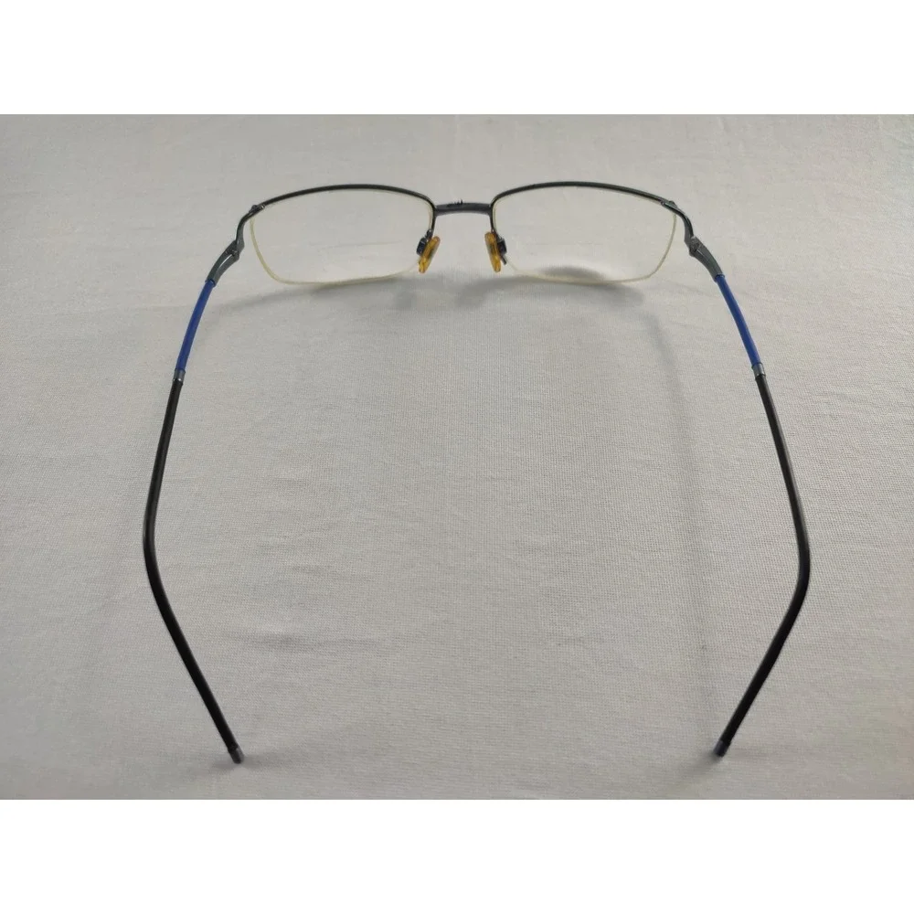 Takumi‎ TK405 Blue Optical Frames with Magnetic Sun Clip-On AS-IS Parts Only